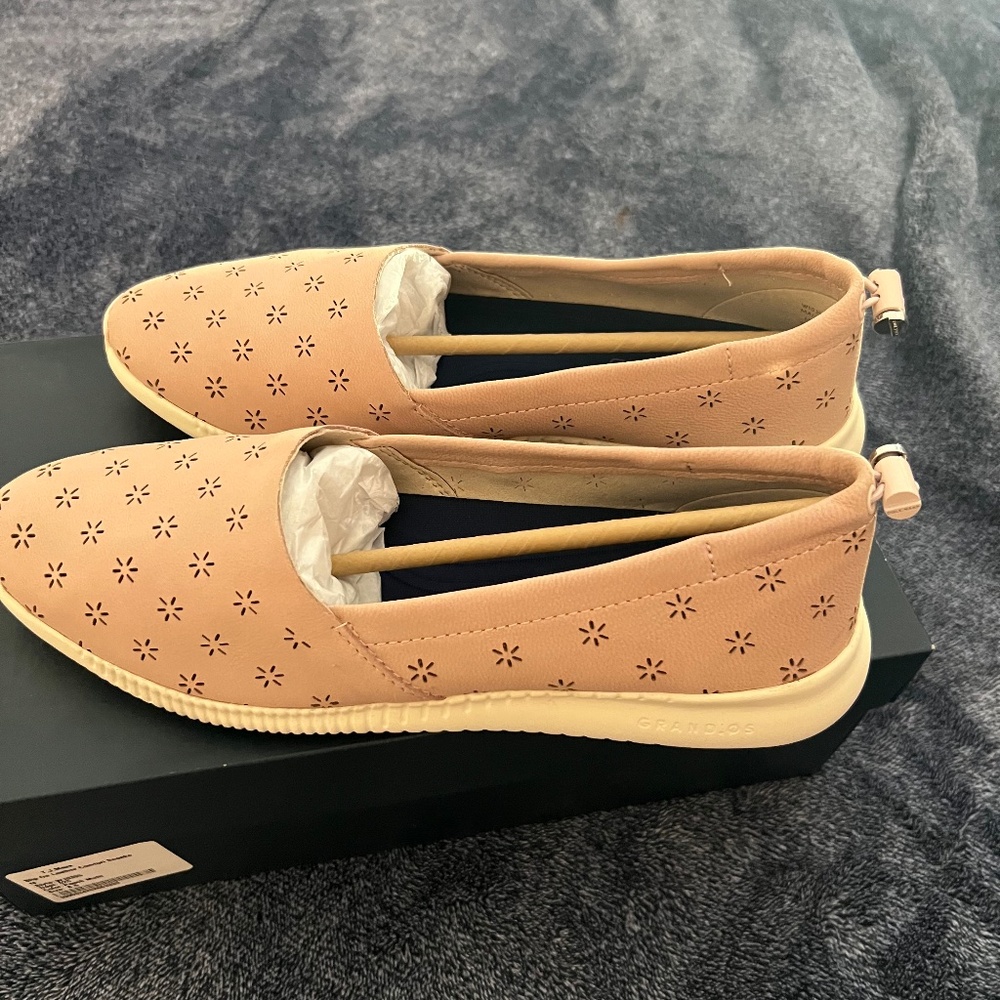 Cole Haan StudioGrand Perforated Slip-On Sneakers new
